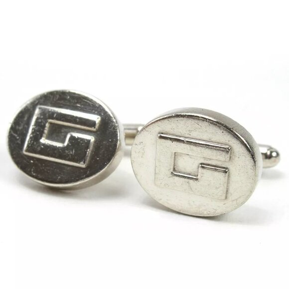 Gucci Cufflinks Silver 925 Authentic used T16691